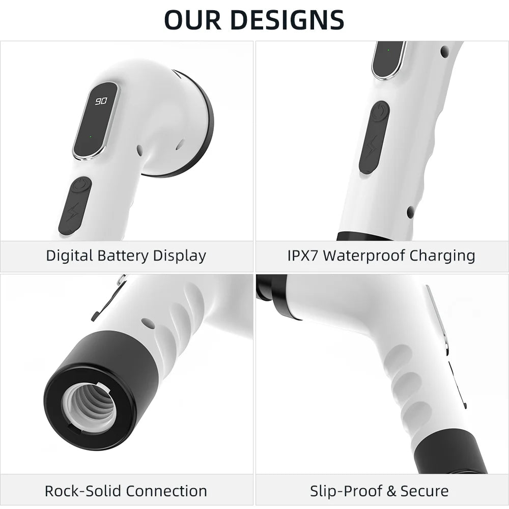 9-in-1 Electric Cleaning Brush – Cordless, Multifunctional, Rotating Scrubber