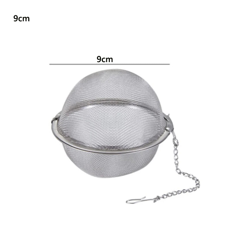 Stainless Steel Tea Infuser Ball – Mesh Loose Leaf Strainer with Locking Design