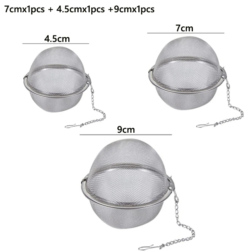 Stainless Steel Tea Infuser Ball – Mesh Loose Leaf Strainer with Locking Design