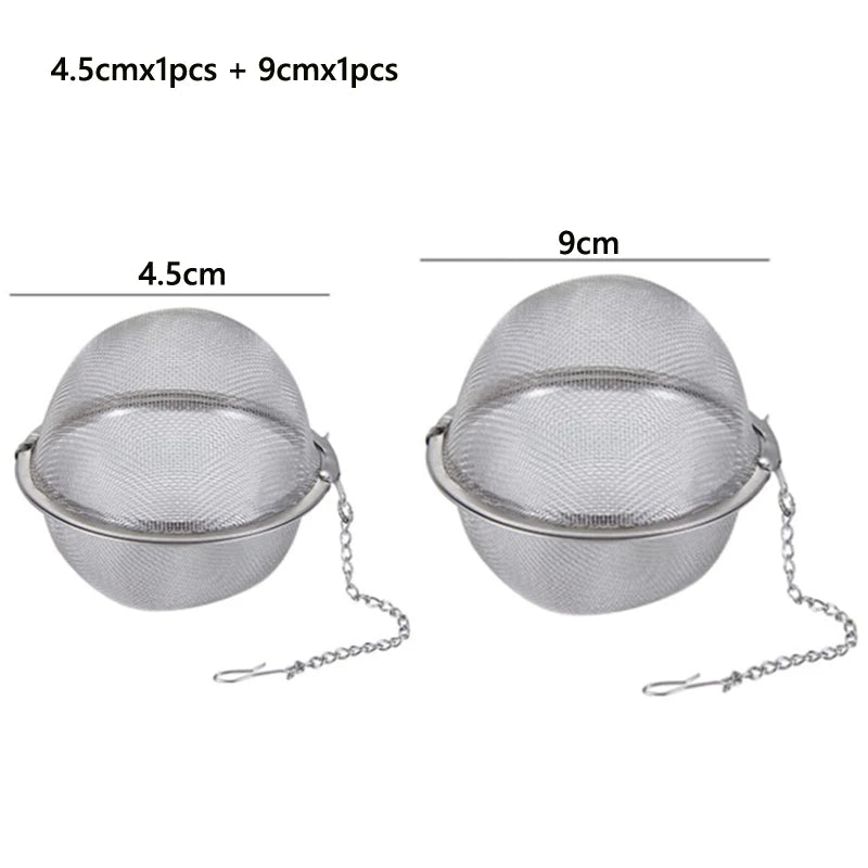 Stainless Steel Tea Infuser Ball – Mesh Loose Leaf Strainer with Locking Design