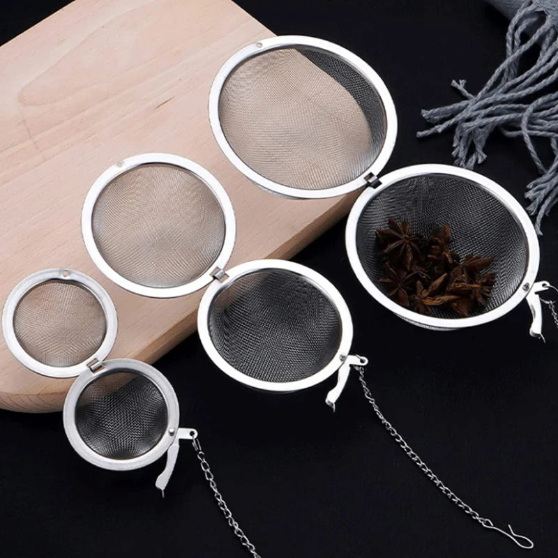 Stainless Steel Tea Infuser Ball – Mesh Loose Leaf Strainer with Locking Design