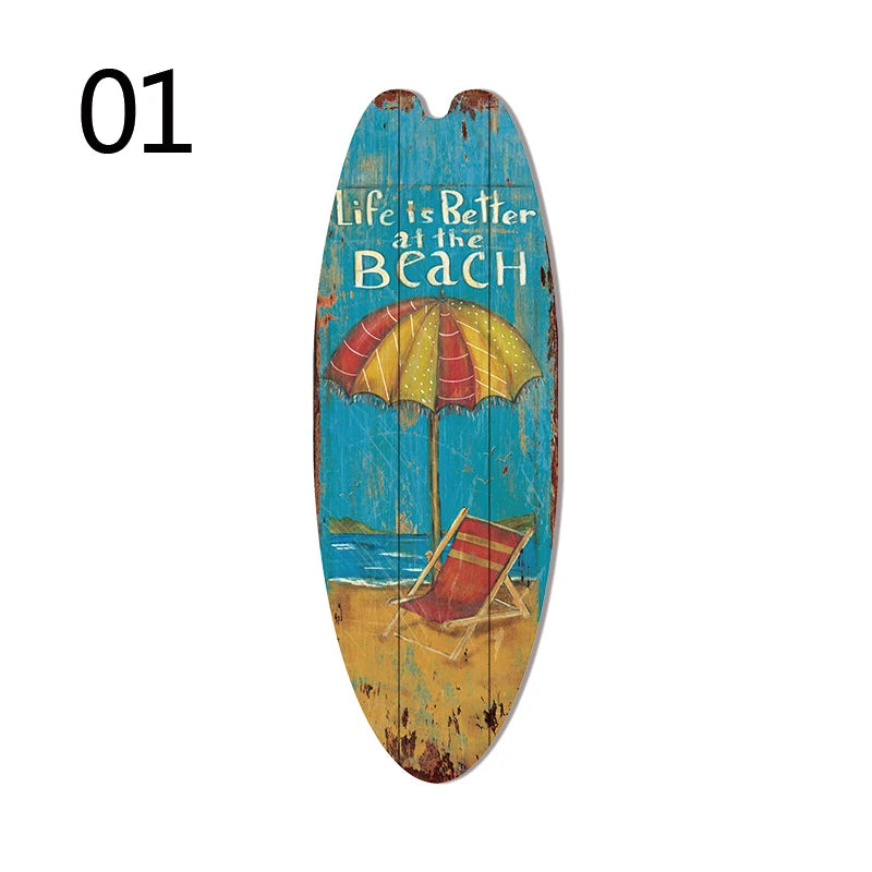 Beach Theme Welcome Sign for Home, Bar & Summer Decor