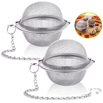 Stainless Steel Tea Infuser Ball – Mesh Loose Leaf Strainer with Locking Design