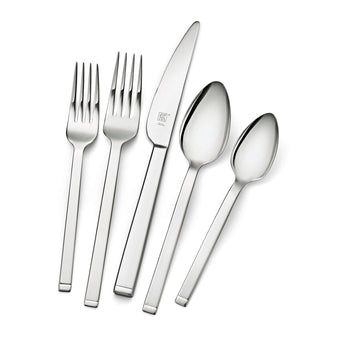 ZWILLING Squared 45-pc 18/10 Stainless Steel Flatware Set
